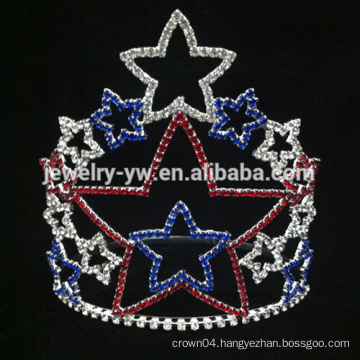 beauty girl rhinestone crystal star tiaras crowns